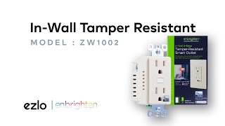 How to pair a Enbrigthen ZW1002 In-Wall Tamper Smart Outlet with Ezlo hubs