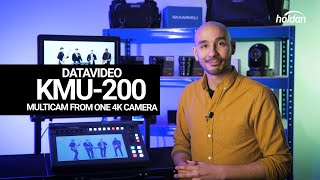 Datavideo KMU-200 Production Switcher - Live Stream a Multicam Production with Just One 4K Camera