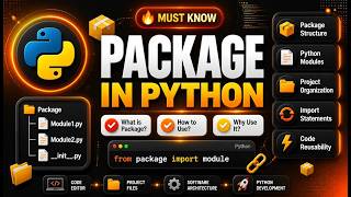 🐍📦 Package in Python | What is a Package? | How to Create and Use Packages in Python | Python Tut
