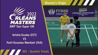 Kristin Kuuba VS Putri Kusuma Wardani #OrleansMasters2022 #OrleansMasters #Badminton #Indonesia #BWF