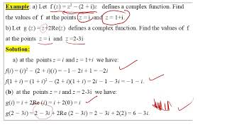 Complex  function المحاضرة الثالثة د . زياد صافي