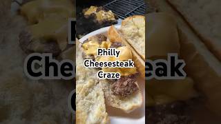 Philly Cheesesteak Craze How we do Cheesesteaks on the Griddle on the Grill #phillyspecial