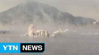 최강 한파...소양강 상고대 3년 만에 '활짝' / YTN