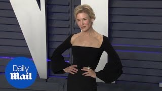 Renée Zellweger goes Hollywood glam at Vanity Fair Oscars Bash