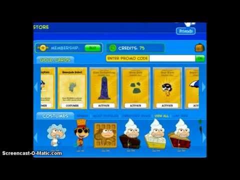 Poptropica : Promo Codes september-october 2012