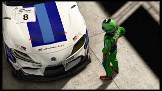 【GT SPORT】2021/7/30  デイリーレースB   Gr 4 ニュルブルクリンクGP  スープラで参戦！オンボード映像です。けけろのパパでした！