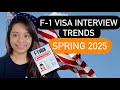 F1 Visa Interview Trends for Spring 2025: Must-Know Tips for Success| Must Watch| Study in USA