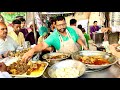 Ultimate Lahore Street Food | Saleem Butt Mutto Chanay | Lahori Nashta