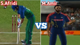 Mohammad Amir vs Shahid Afridi Rc20
