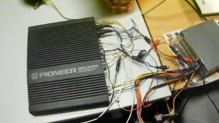 How to wire Pioneer GM-3000 car power amplifier [pinout]