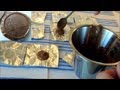 Homemade chocolate money, coins / Gör egna chokladpengar som prydnader på tårtor och glass Homemade chocolate money, coins / Gör egna chokladpengar som prydnader på tårtor och glass