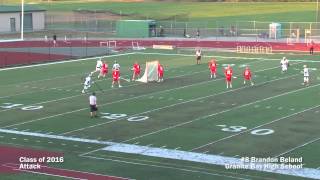 Brandon Beland, Granite Bay Varsity Lacrosse, 2014 Highlights.