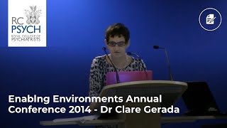 Enablng Environments Annual Conference 2014 - Dr Clare Gerada