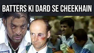 Dangerous Bouncers by Shoaib Akhtar to Ganguly, Lara and Garry Kirsten || Shoaib Akhtar best bowling