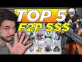 Top 5 MOST Important F2P SSS! Invest IN THESE! | Eternal Evolution