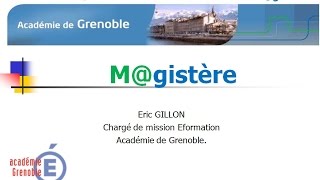 Gestionnaire M@gistère