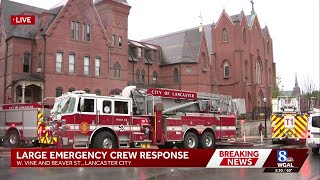 Emergency crews respond to Lancaster City church incident