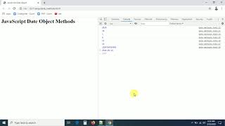 24 - Date Methods in JavaScript | JavaScript Date Object
