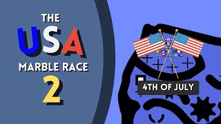 The USA Marble Race 2! | 4th of July 2021