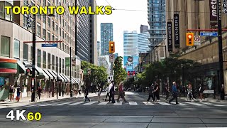 Carlton Street Downtown Toronto Walk (Narrated) on Sept 6, 2020 [4K]