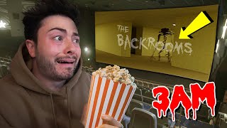 DO NOT WATCH BACKROOMS MOVIE AT 3 AM!! (WE ENTERED)