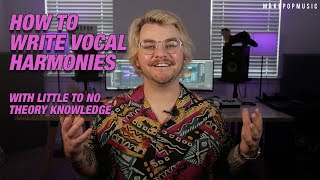 How to Write Vocal Harmonies with Little to No Music Theory Knowledge | Make Pop Music