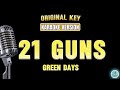 🎤21 GUNS - Green Days (KARAOKE Version Orig 1)💽🎤 w/Background