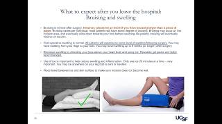 Preparing for Knee Replacement Surgery Part 4: What to expect after you leave the hospital