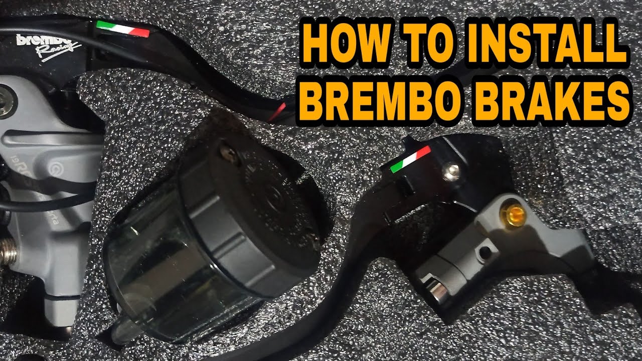 HOW TO INSTALL BREMBO BRAKES ? TEST RIDE / DETAILED INSTALLATION ...