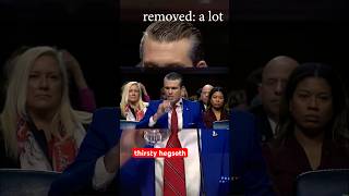 multiple people removed from hegseth hearing #michaelscott #trump #poltics #hegseth