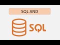 SQL AND Operator | SQL Tutorial for Beginners