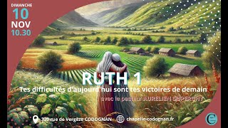 Ruth1 Tes difficultés d'aujourd'hui sont tes victoires de demain