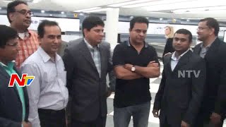 NRI's Grand Welcome to KTR in Chicago | KTR US Tour | US Video | NTV