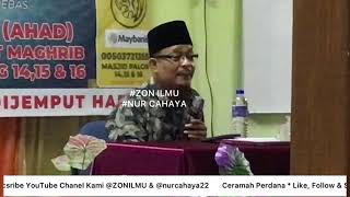 DATO’ USTAZ KAZIM ELIAS, Ceramah Perdana