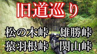 【旧道巡り】松の木峠、雄勝峠、猿羽根峠、関山峠の旧道に行ってみた【2020年秋】