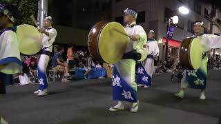 阿波踊りスタート　波奴連（小金井）、伍楽連（東林間）／第49回 初台阿波踊り2018（2日目）