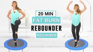20 Minute Rebounder Workout For Weight Loss [Mini Trampoline Workout] Fabulous50s