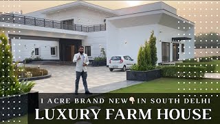 Experience 5-Star Luxury Living in South Delhi Most Exclusive 1Acre Farmhouse for Sale #realestate