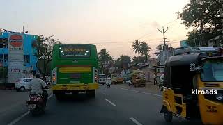 Drve from Nagarcoil to Marthandom via Thuckalay