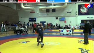 Schultz MFS 55 KG Champ. Round 1: Aso Palani (Canada) vs. Earl Hall (NYAC)