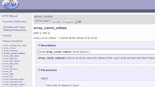 PHP Functions Video Tutorial: array_count_values