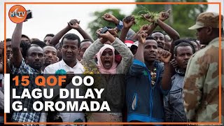 15 Qof oo rayid ah ayaa lagu diley Gobolka Oromada ee Dalka Ethiopia.