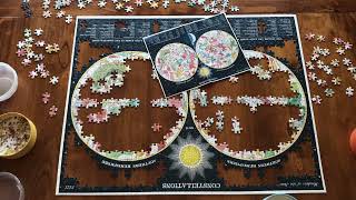 Cavallini \u0026 Co Constellations 1000 Piece Puzzle Timelapse