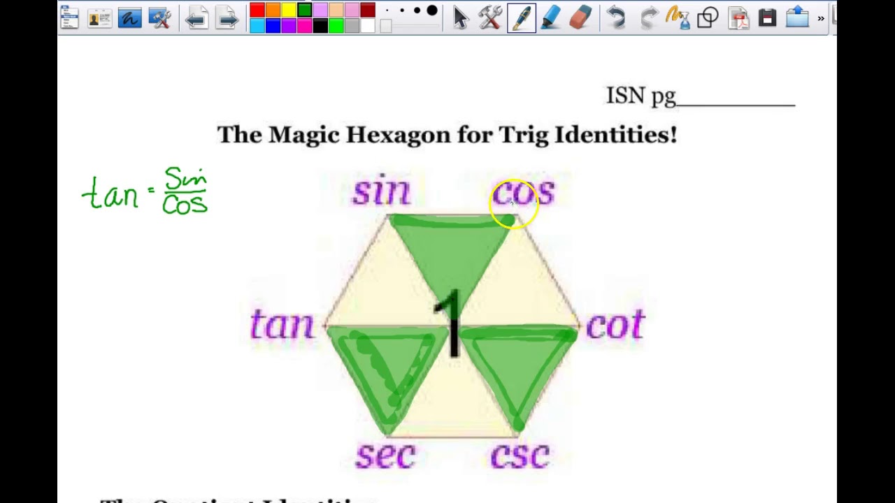 Magic Hexagon And Trig Proofs 4PC1718 - YouTube