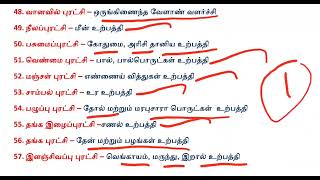 ஒரு வரி வினா விடை 🔥 SGT Exam, MHC, TET, TNPSC GR2, TNUSRB 🔥