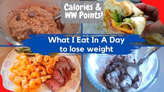 WHAT I EAT IN A DAY TO LOSE WEIGHT | WW PERSONAL POINTS | CALORIE DEFICIT | PLANNING US HEALTHY