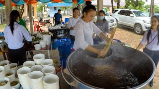 🙏เลาะโรงทานก๋วยเตี๋ยวหม้อใหญ่ๆ 🙏