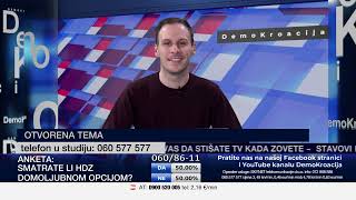 DemoKroacija -  Smatrate li HDZ domoljubnom opcijom?