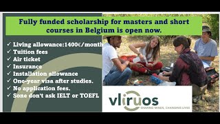 What is new on VLIR-UOS 2024  a 1400 euro/month Scholarship for masters in Belgium/Who is eligible