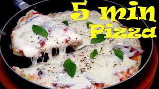 ПИЦЦА ЗА 5 МИНУТ рецепт Пицца на сковороде Позитивная Кухня Pizza (cuisine)